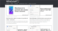 Desktop Screenshot of mentecuriosa.net